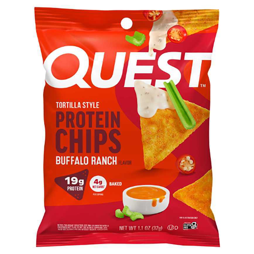 Quest Tortilla Style Protein Chips Buffalo Ranch 1.1 oz.