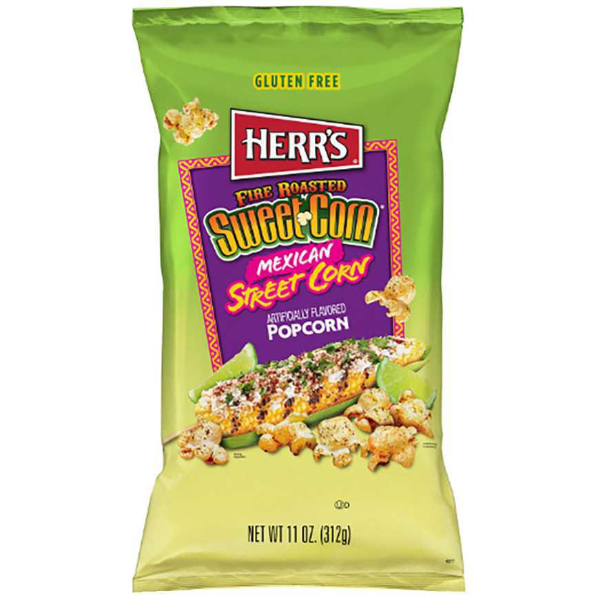 Herr's Fire Roasted Sweet Corn Mexican Street Corn Popcorn 11 oz.