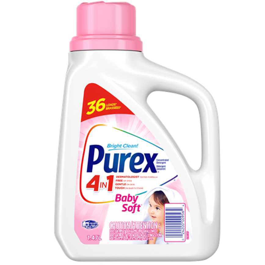 Purex 4-in-1 Liquid Laundry Detergent Baby Soft