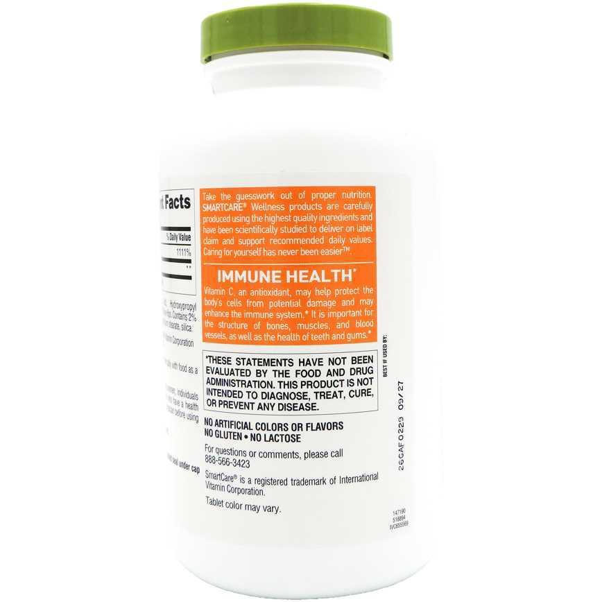 Smartcare Wellness Vitamin C Supplement 300 ct.