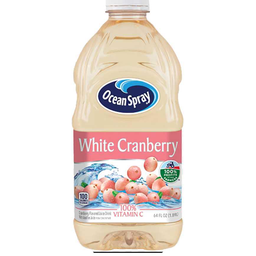 Ocean Spray Cocktail Juice White Cranberry 64 oz.