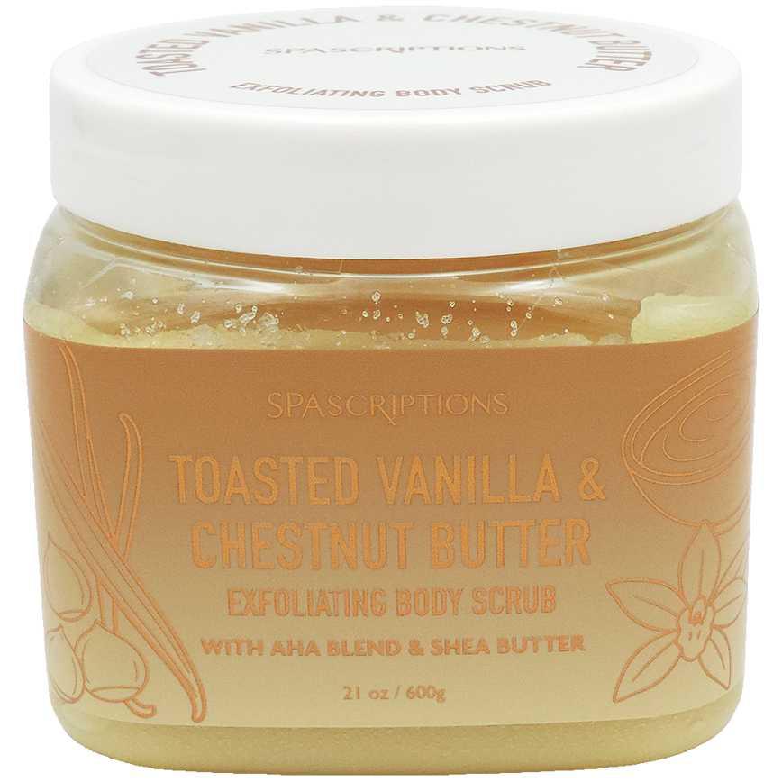 Spascriptions Body Scrub Toasted Vanilla &amp; Chestnut 21 oz.