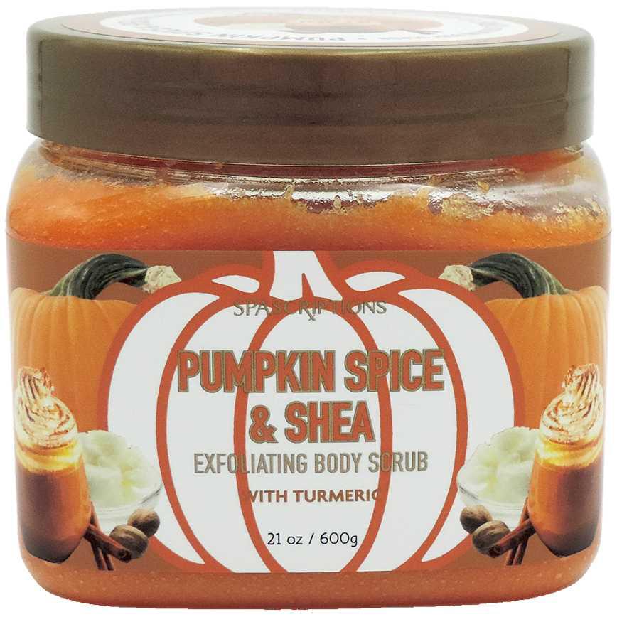 Spascriptions Body Scrub Pumpkin Spice & Shea Butter 21 oz.