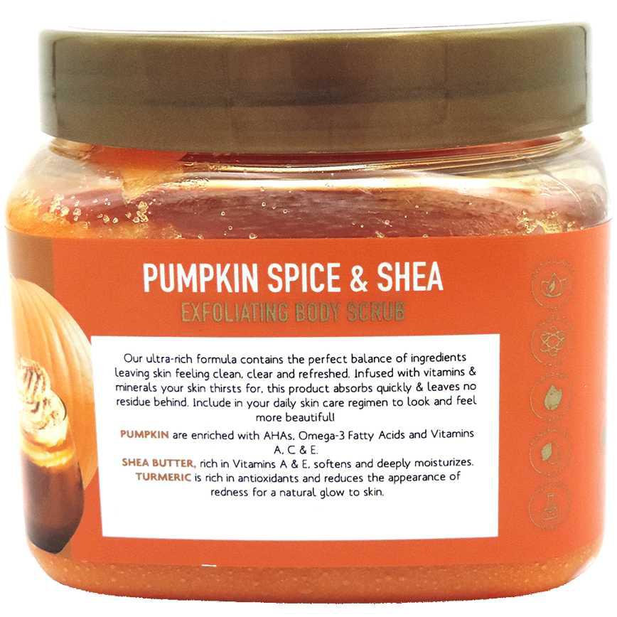 Spascriptions Body Scrub Pumpkin Spice & Shea Butter 21 oz.
