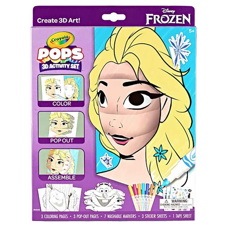 Crayola POPS 3D Frozen Activity Set
