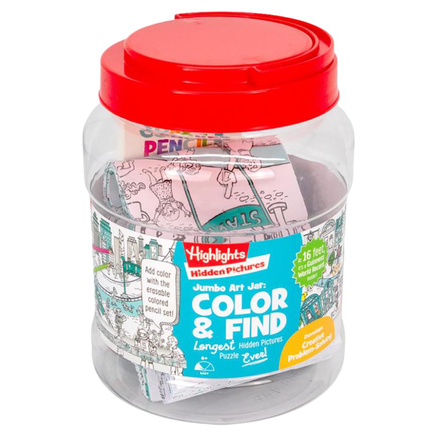 Highlights Jumbo Art Jar: Color &amp; Find