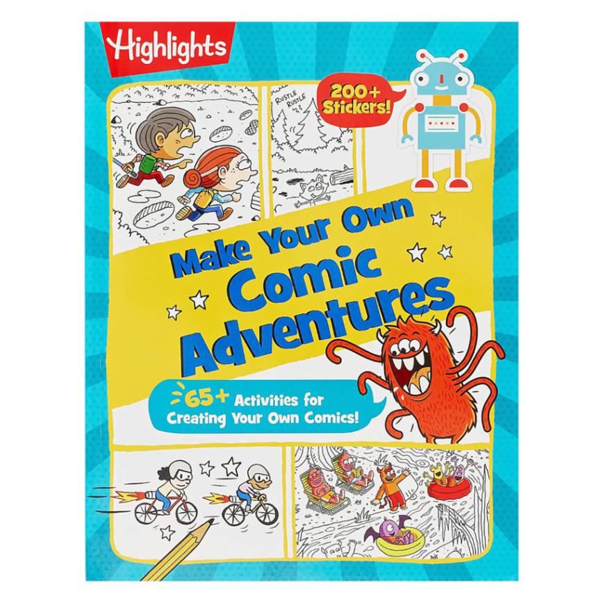 Highlights Make Your Own Comic Adventures Activity Book