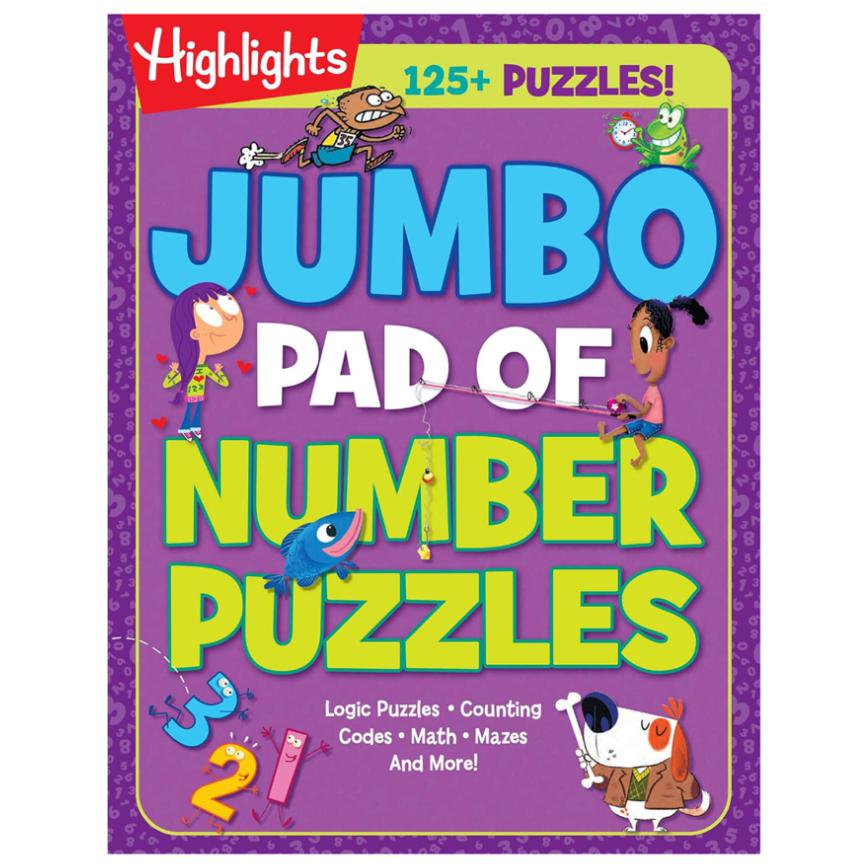 Highlights Jumbo Pad of Number Puzzles