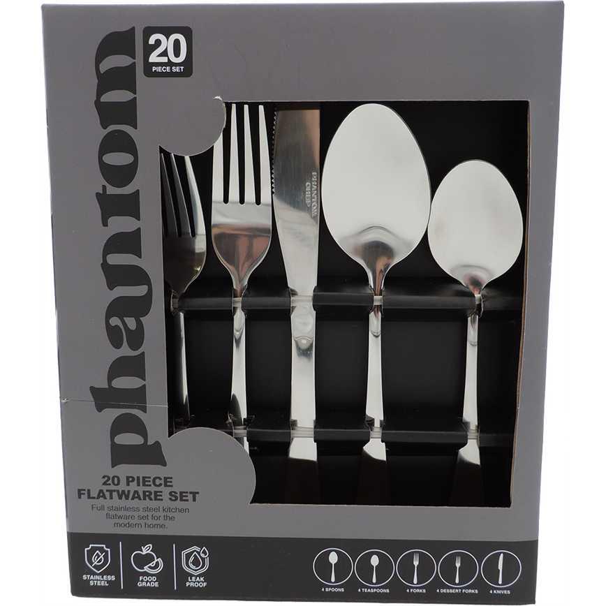 Phantom Chef Flatware Set 20 pc.