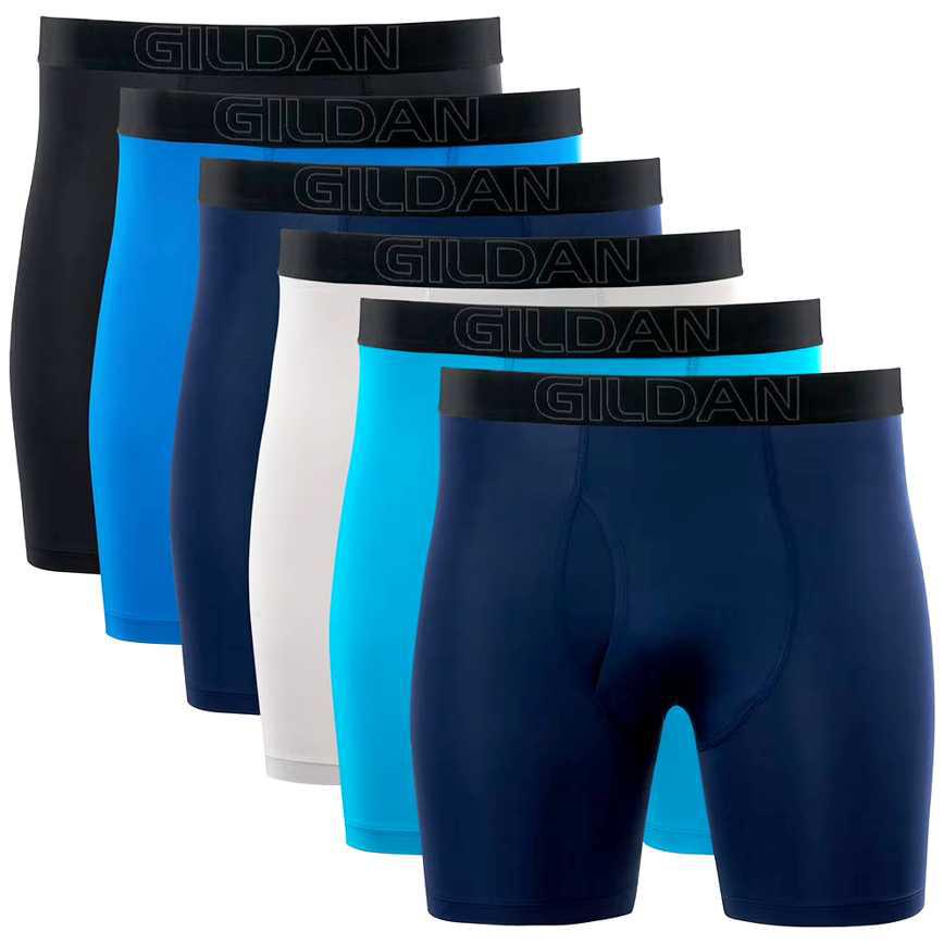 Gildan Classic Length Boxer Briefs 6 pk.