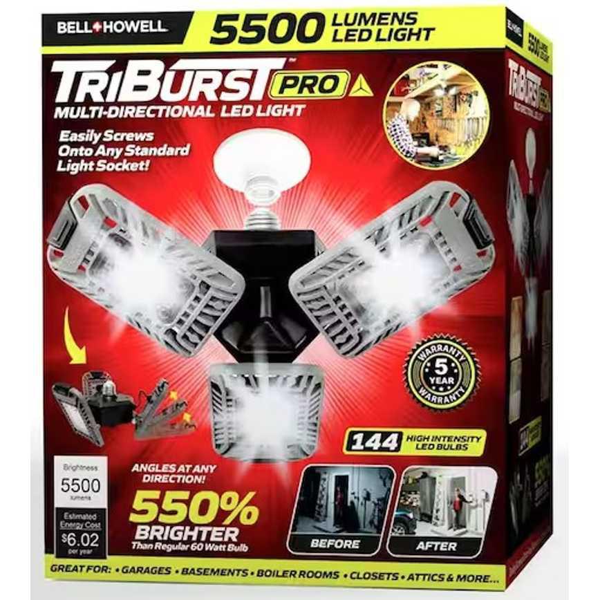 Bell + Howell Triburst Garage Light 5,500 Lumens