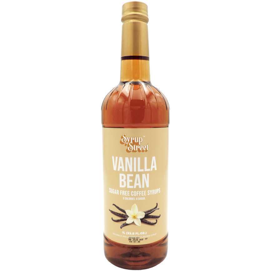 Syrup Street Zero Sugar Coffee Syrup Vanilla Bean 33.8 oz.