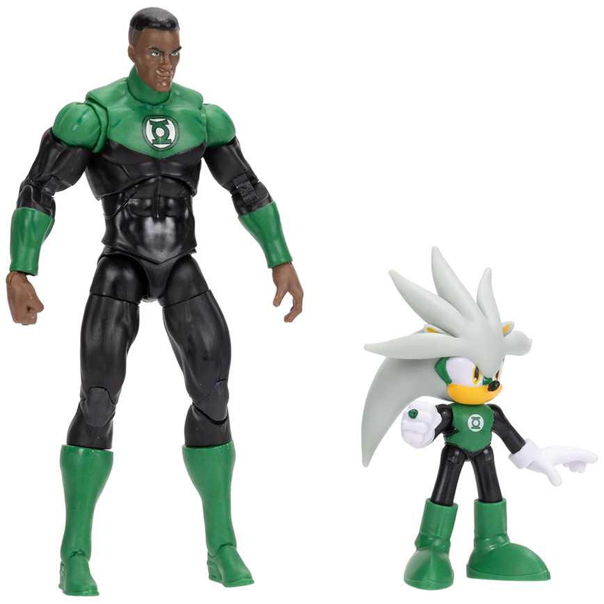 Jakks Pacific DC Comics Silver and Green Lantern Figure 2 pk.