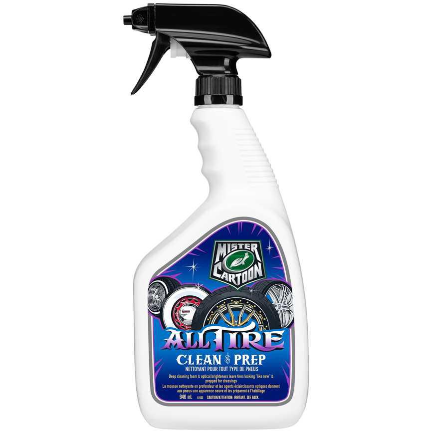 Mister Cartoon All Tire Clean &amp; Prep 32 oz.