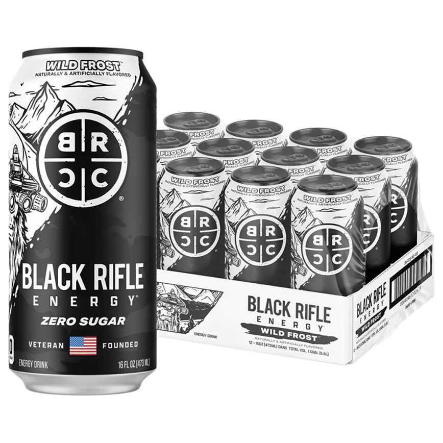Black Rifle Coffee Company Energy Drinks Wild Frost 12 pk. 16 oz.