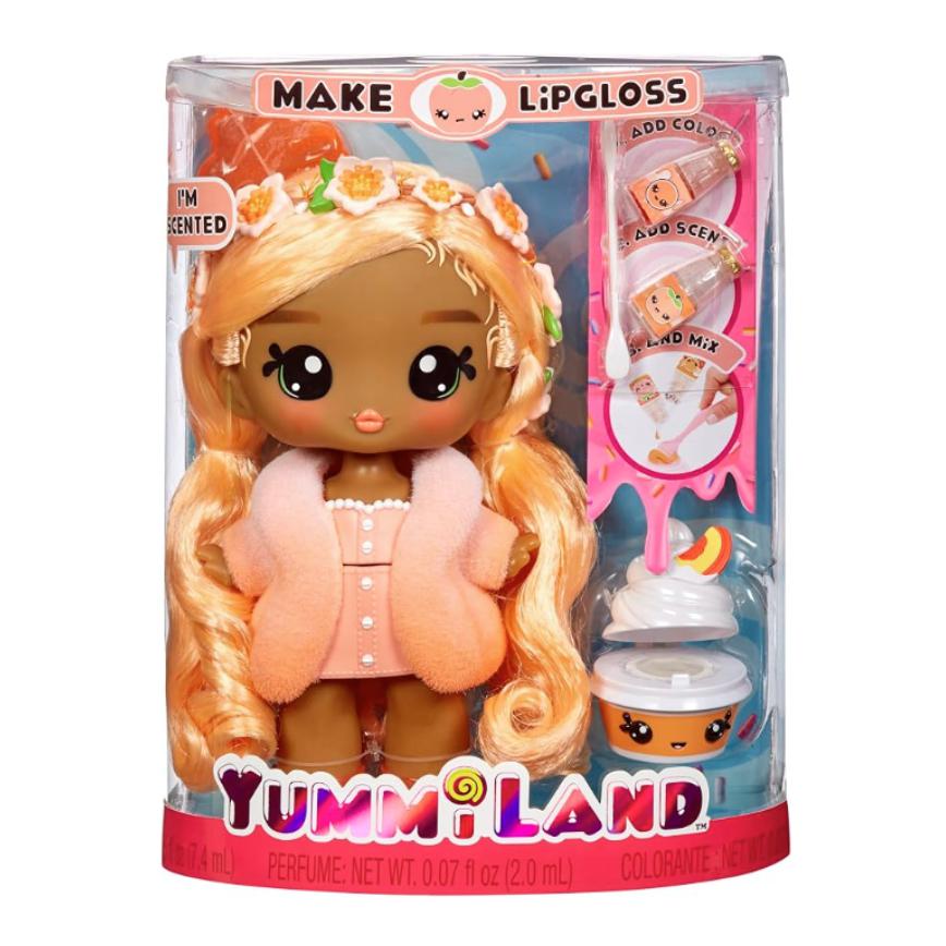 Yummiland Large Doll + Lipgloss Pet Piper Peach