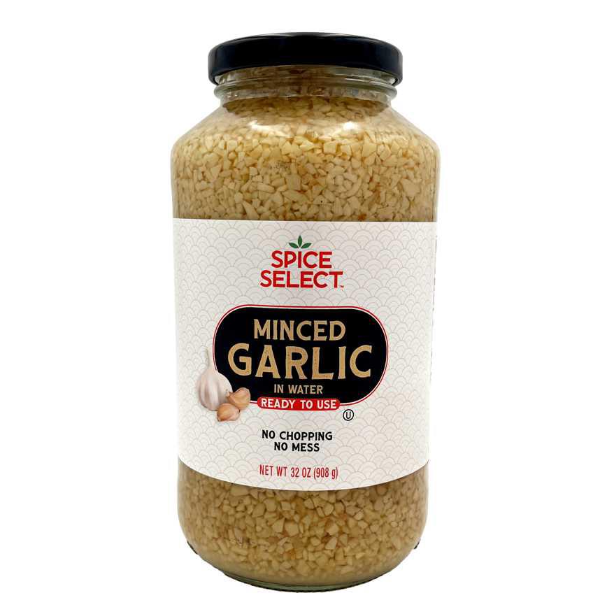 Spice Select Minced Garlic in Water 32 oz.