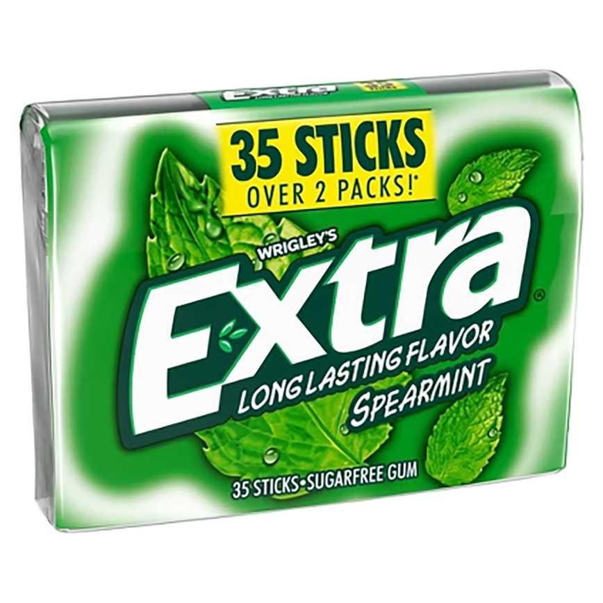 Wrigley's Extra Sugarfree Gum Spearmint 35 ct. 3.09 oz.