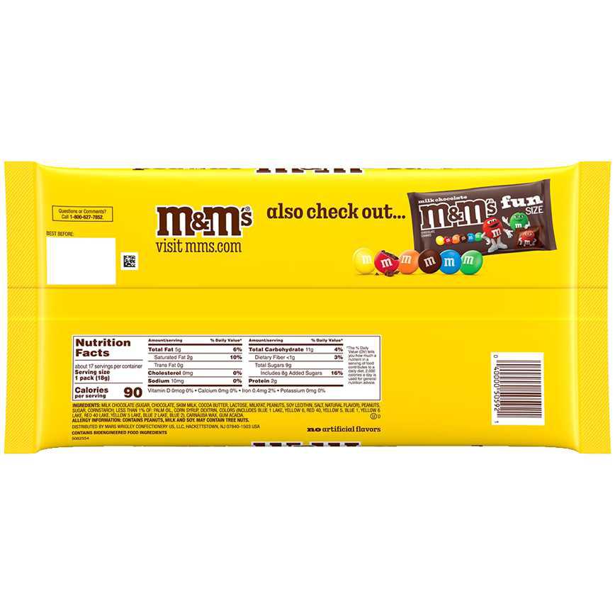 M&M's Peanut Fun Size Chocolate Candies 10.57 oz.