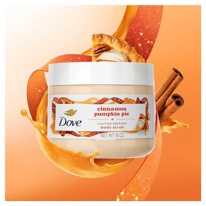 Dove Body Scrub Cinnamon Pumpkin Pie 15 oz.