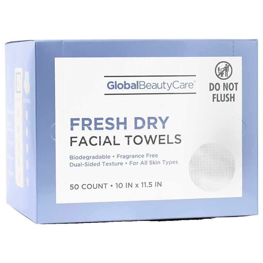Global Beauty Care Fresh Dry Facial Towels 50 ct.