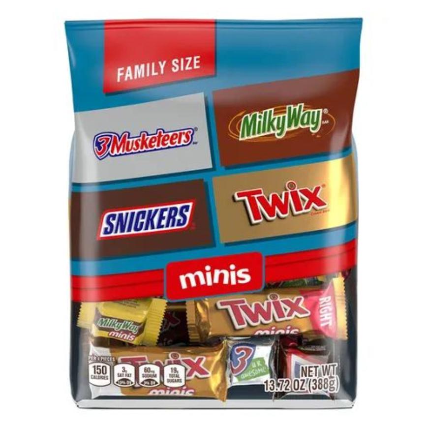 Mars Family Size Chocolate Minis 13.72 oz.