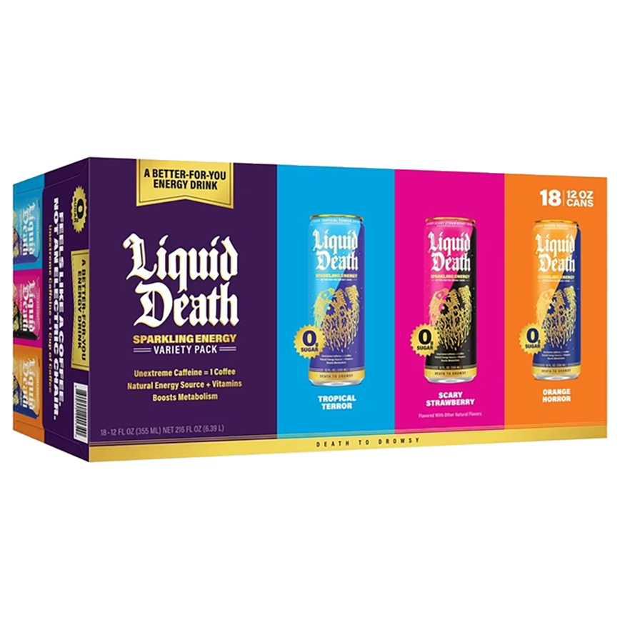 Liquid Death Energy Variety Pack 12 pk. 12 oz.