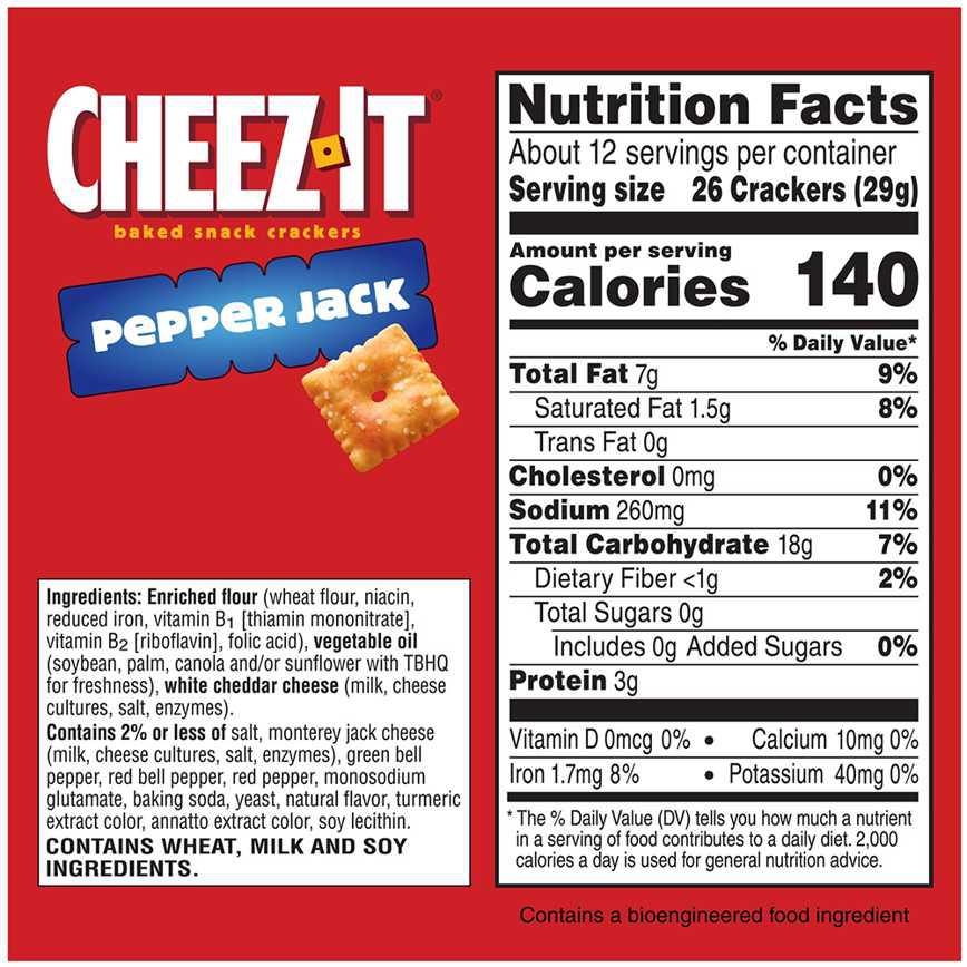 Cheez-It Crackers Pepper Jack 12.4 oz.