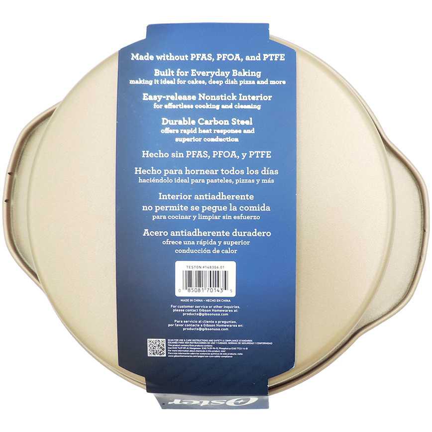 Oster Round Cake Pan Gold 9"