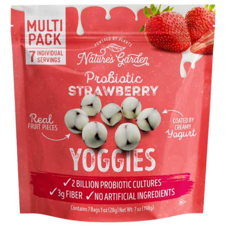 Nature's Garden Yoggies Probiotic Strawberry 7 ct.