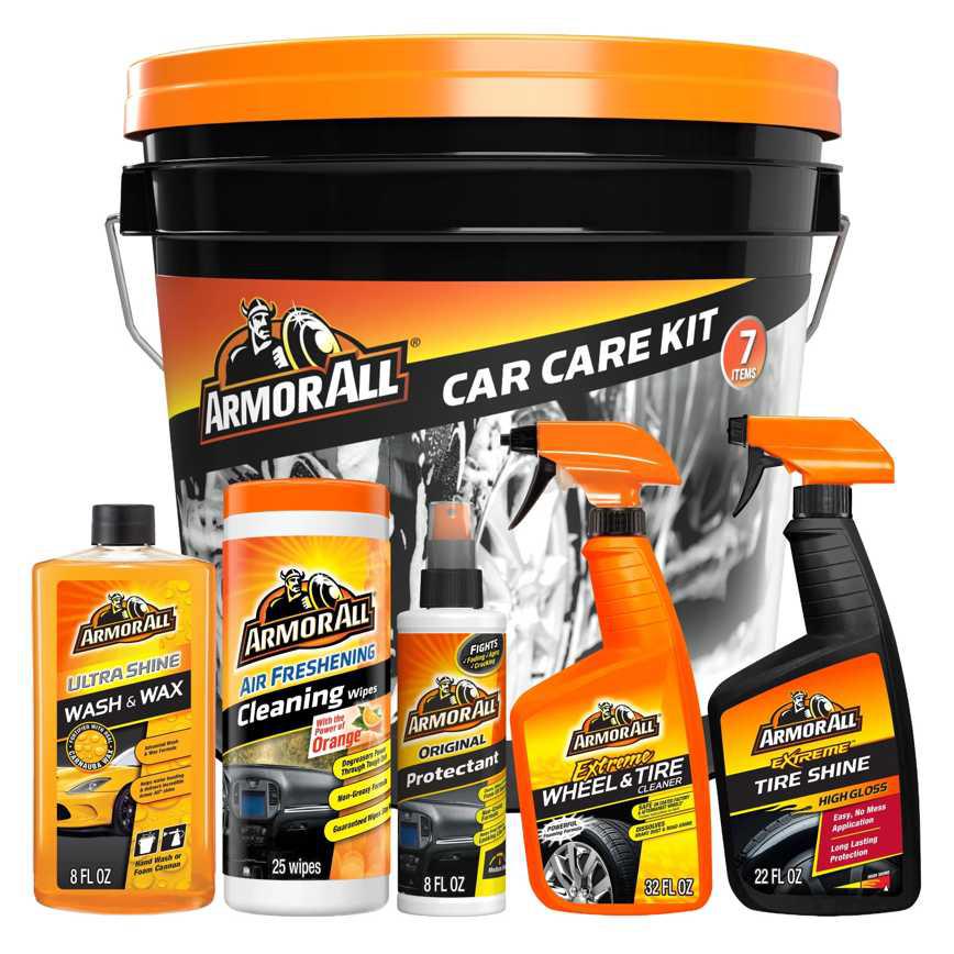 Armor All Car Care Bucket 7 pc.