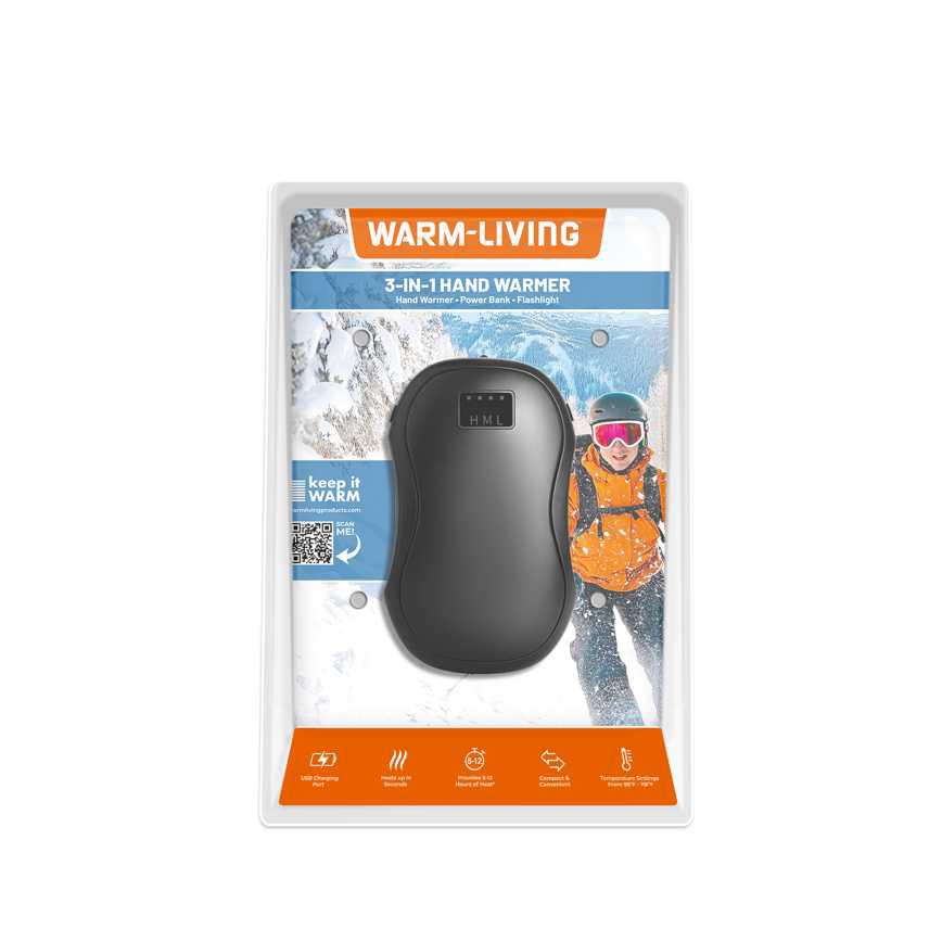 As Seen On TV 3-In-1 Rechargeable Hand Warmers