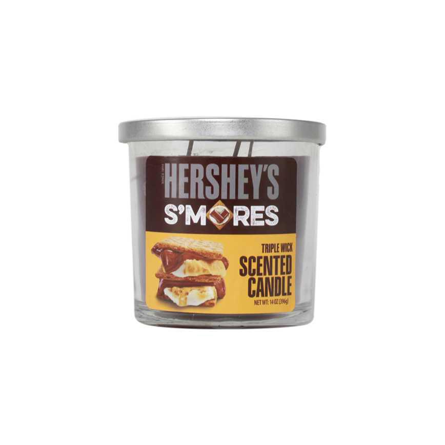Triple Wick Scented Candle Hershey&#39;s S&#39;mores 14 oz.