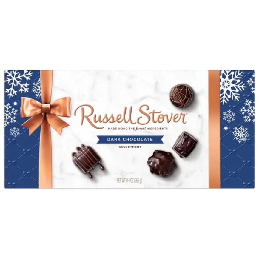Russell Stover Boxed Chocolates Dark Chocolate Assortment 9.4 oz.