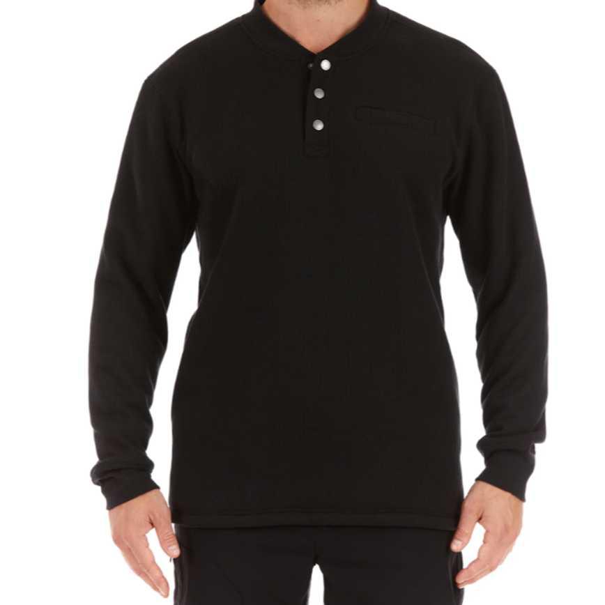 Smith&#39;s Workwear Men&#39;s Sherpa-Lined Thermal Henley