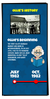 Ollie's History slide that reads "The first Ollie's Bargain Market was born in Mechanicsburg, PA on July 29th, 1982 to its founding fathers: Mark Butler, Mort Bernstein, Oliver "Ollie" Rosenberg, and Harry Coverman"