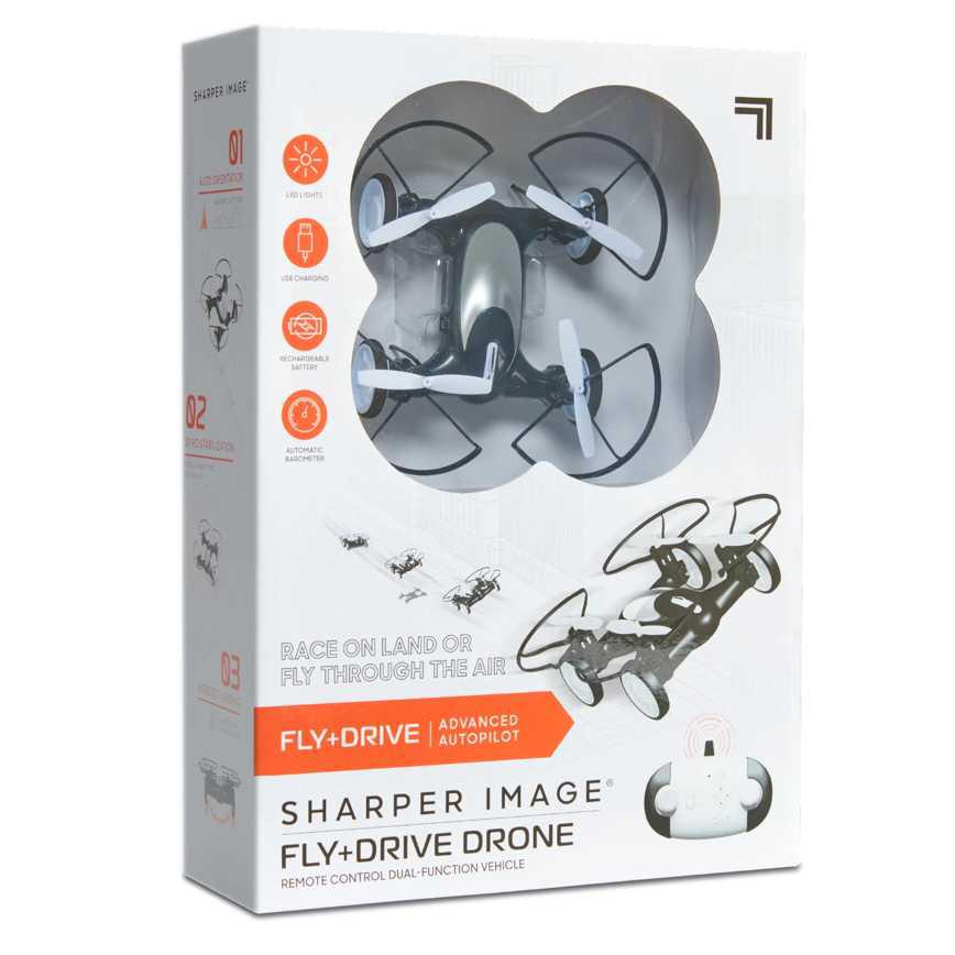 Sharper Image 2-In-1 Fly & Drive Drone