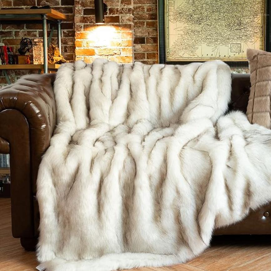 Berkshire Faux Fur Throws 50" x 60"