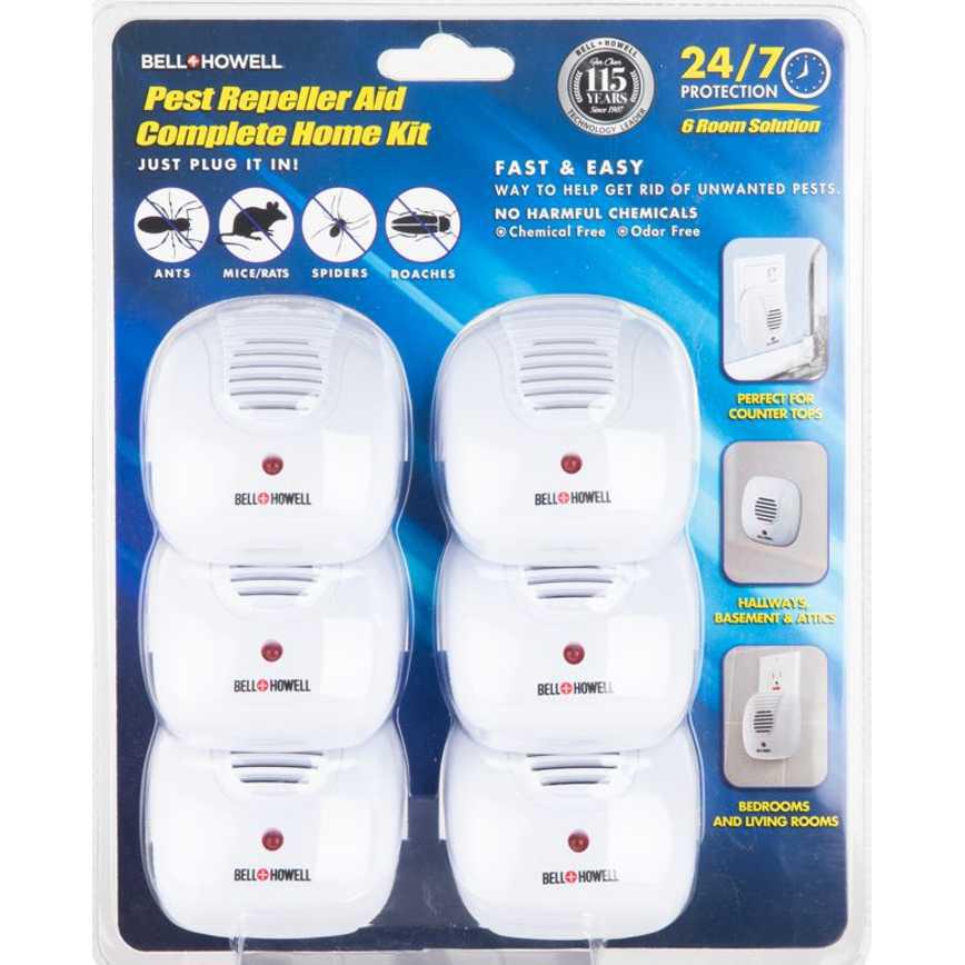 Bell & Howell Ultrasonic Pest Repeller 6 pk.