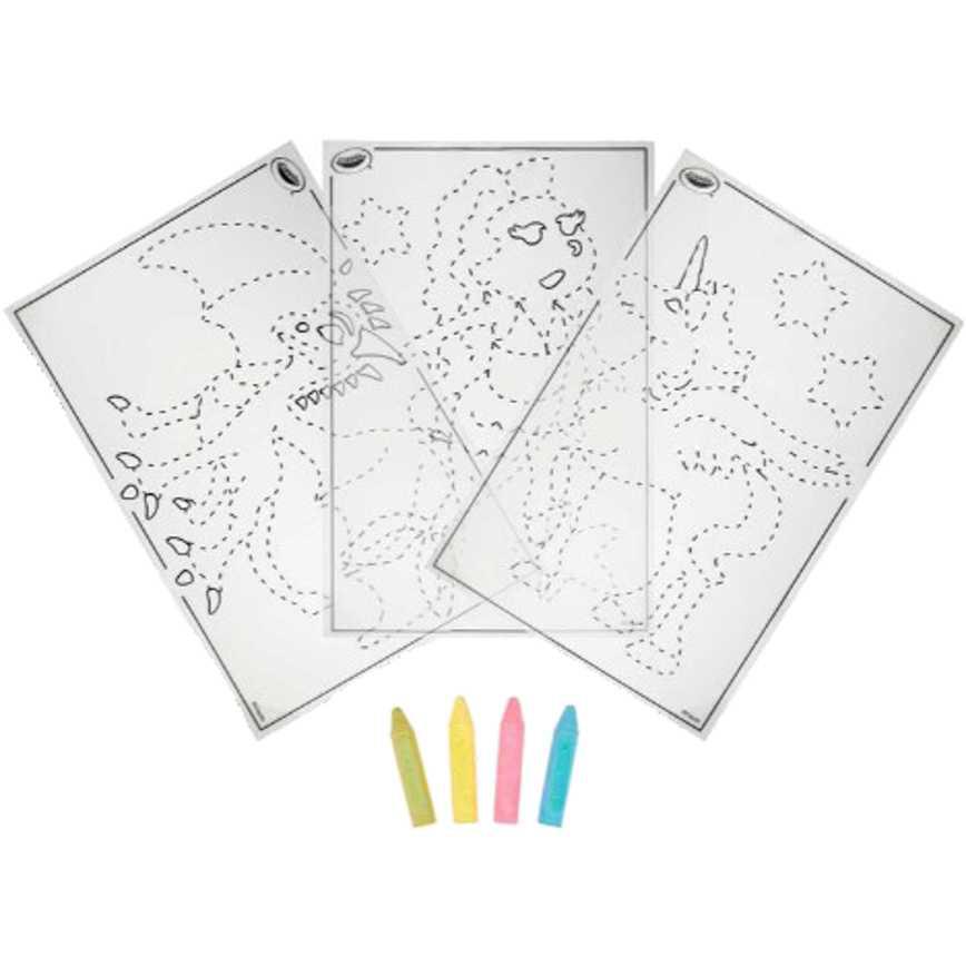 Crayola Washable Sidewalk Chalk Super Stencils