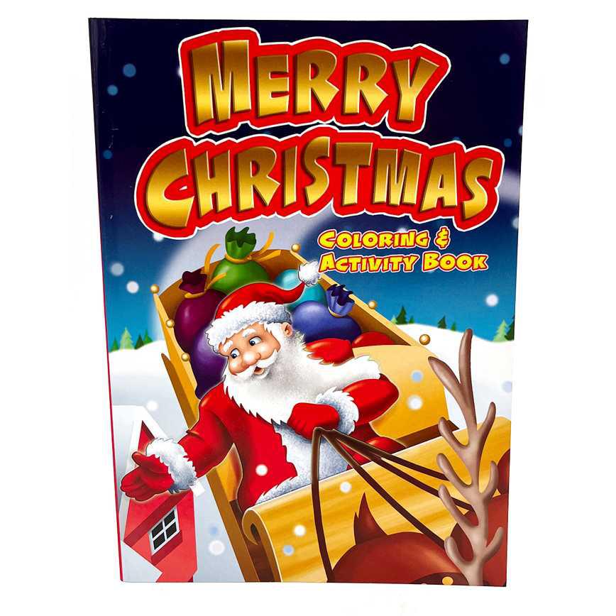 Merry Christmas Coloring & Activity Book