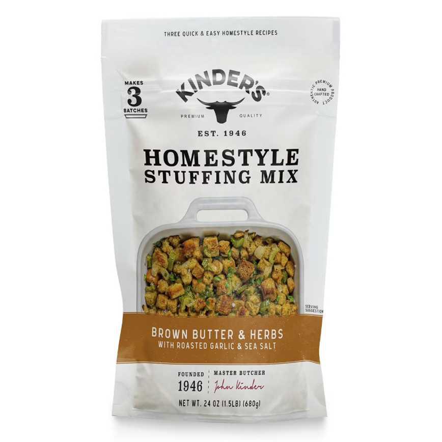 Kinder's Homestyle Stuffing Mix Brown Butter &amp; Herbs 24 oz.