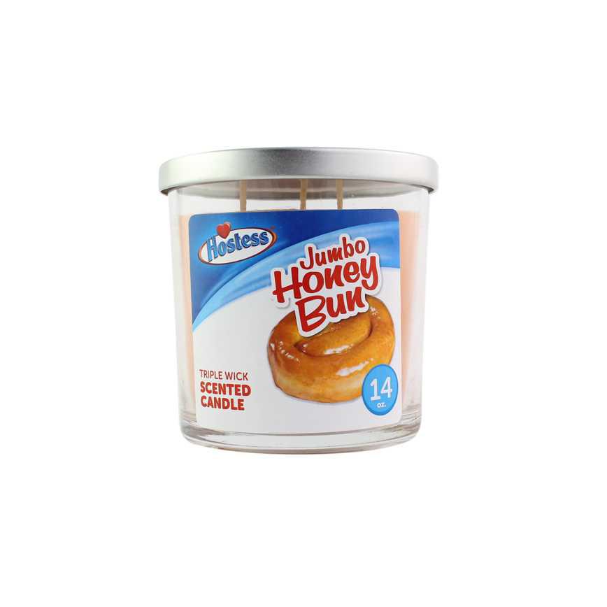 Triple Wick Scented Candle Jumbo Honey Bun 14 oz.