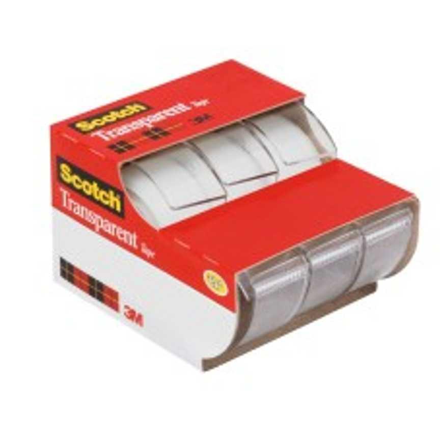 Scotch Tape 3/4" x 250" 3 pk.