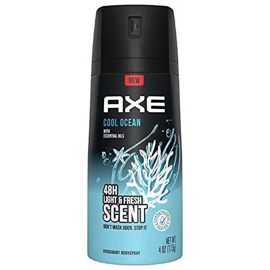 AXE Body Spray Cool Ocean Scent 4 oz. 