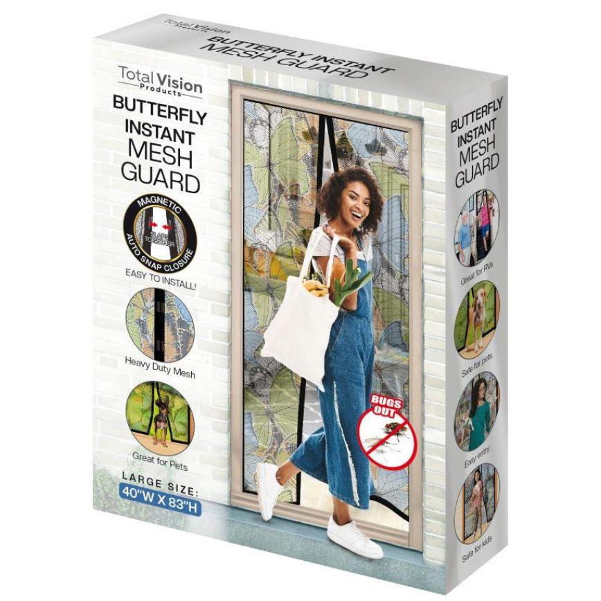 Total Vision Products Butterfly Instant Mesh Guard