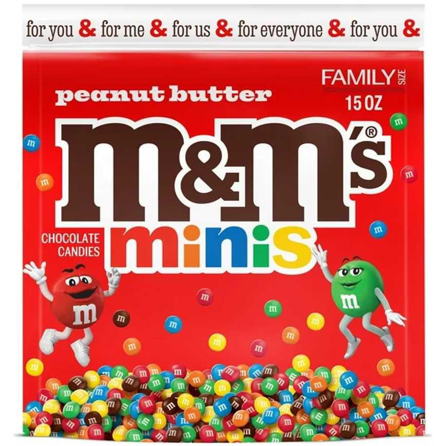 M&M's Minis Peanut Butter Family Size 15 oz.