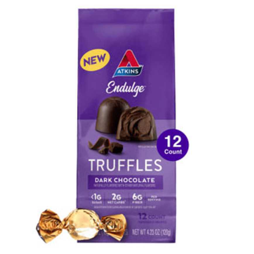 Atkins Endulge Dark Chocolate Truffles 12 ct. 4.23 oz.