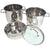 Stainless Steel Multi-Cooker 4 pc. 8 qt.