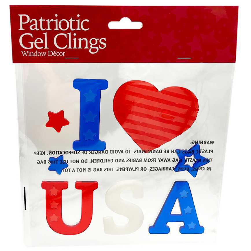 Patriotic Gel Clings